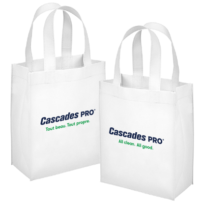 Picture of Cascades PRO Reusable Bag - Bilingual - White