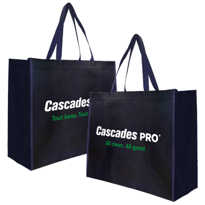 Picture of Cascades PRO Reusable Bag - Bilingual - Navy