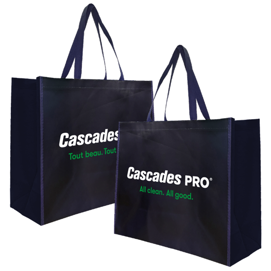 Picture of Cascades PRO Reusable Bag - Bilingual - Navy